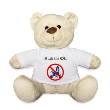 Fuck the EU - Teddy - Weiß - Vorne