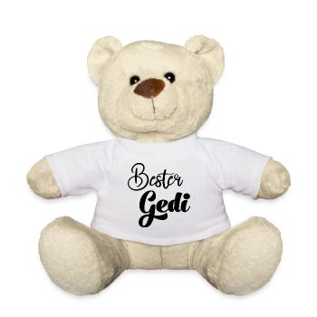 Bester Gedi sein Patenonkel fragen Taufe - Teddy - Weiß - Vorne