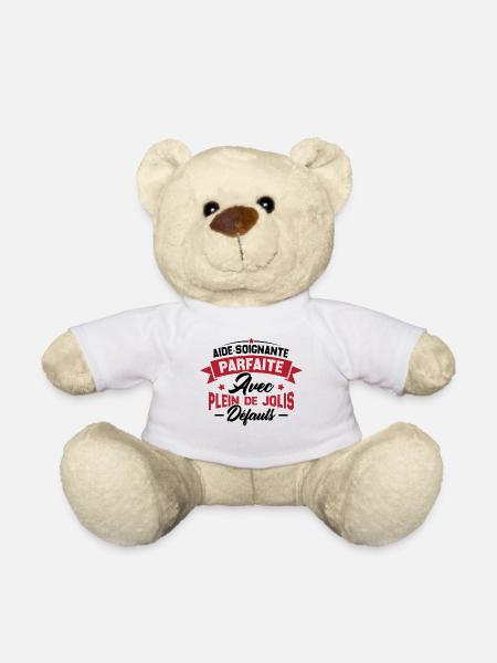 Aide soignante parfaite, Cadeau Aide soignante - Nounours - blanc
