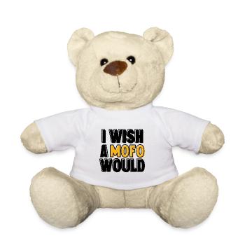 FUCK THIS SHIT Lustig Sarkasmus T-Shirt - Teddy - Weiß - Vorne