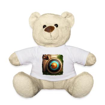 Archery requires high precision - Teddy Bear - white - Front
