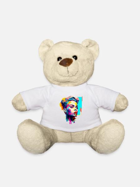 Pop art - Nounours - blanc