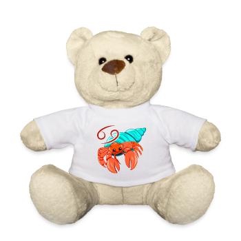 Signe du zodiaque Cancer - Nounours - blanc - Devant