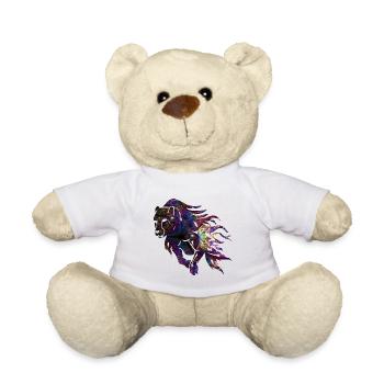 abstract cheetah Galaxy - Teddy Bear - white - Front
