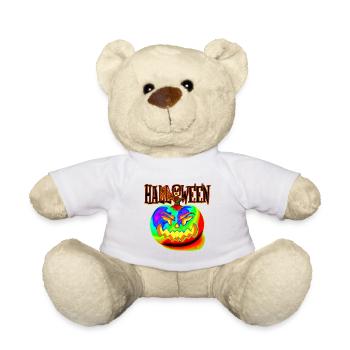 HELLOWEEN REGENBOGEN - Teddy - Weiß - Vorne