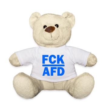 Fck afd - Teddy - Weiß - Vorne