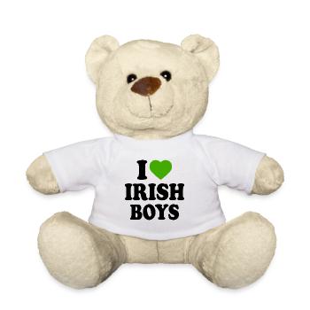 i love irish boys - Teddy Bear - white - Front