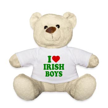 I love irish boys - Teddy - Weiß - Vorne