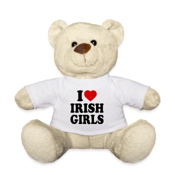 I love irish girls - Teddy - Weiß - Vorne