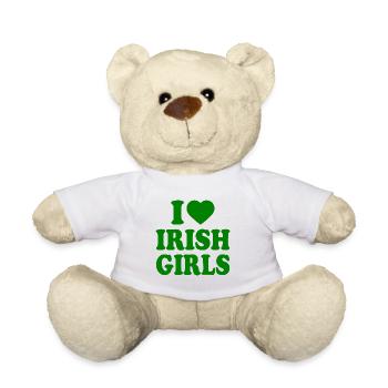 I love irish girls - Teddy Bear - white - Front