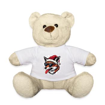 Renard Noël Drôle - Nounours - blanc - Devant
