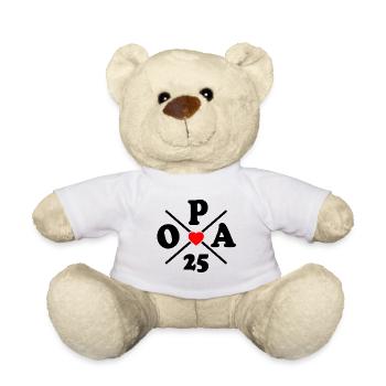 Grandpa 2025 - Teddy Bear - white - Front
