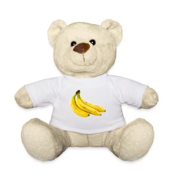 Bananen - Teddy - Weiß - Vorne