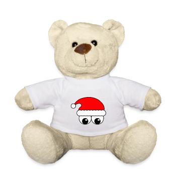 Lustiger Weihnachtsmann - Teddy - Weiß - Vorne