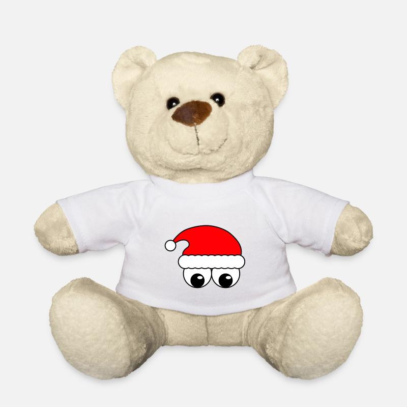 Lustiger Weihnachtsmann - Teddy - Weiß