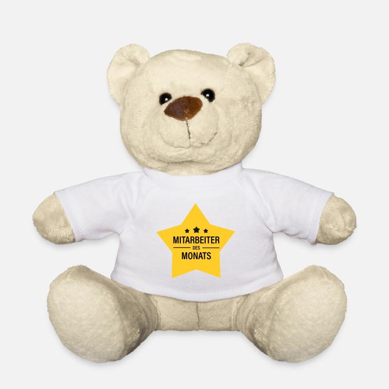Mitarbeiter des Monats - Teddy - Weiß