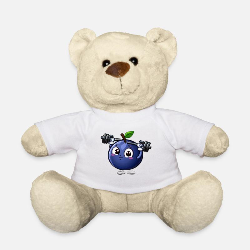 Trainierende Blaubeere - Teddy - Weiß