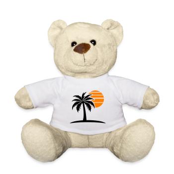Palm Tree Sun Island - Nounours - blanc - Devant