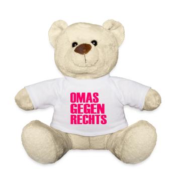Omas gegen rechts - Teddy - Weiß - Vorne