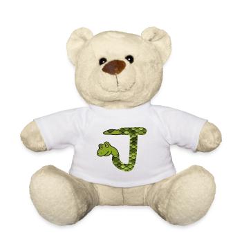 snake j - Teddy Bear - white - Front