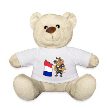 France Rasta Chien - Nounours - blanc - Devant