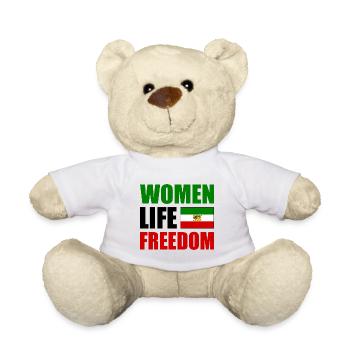 Women life freedom - Nounours - blanc - Devant