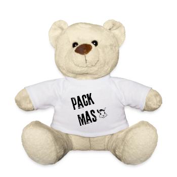PackMas_Courage | Redewendung - Teddy - Weiß - Vorne