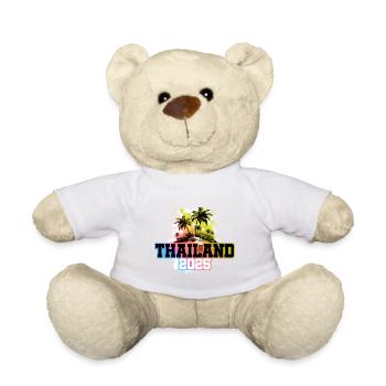 Thailand 2025 Palmen Bunt - Teddy - Weiß - Vorne