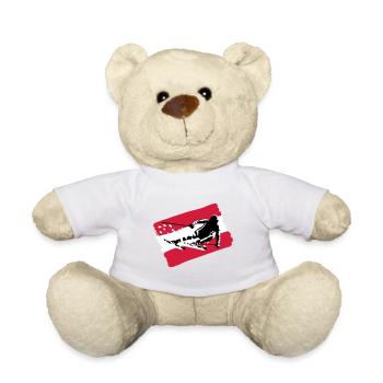 Ski Austria, skiing - Teddy Bear - white - Front