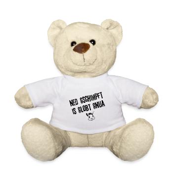 Gschimpft & Globt | Redewendung - Teddy - Weiß - Vorne