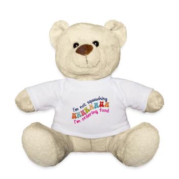 Baby squawking | crying | Baby is hungry - Teddy Bear - white - Front