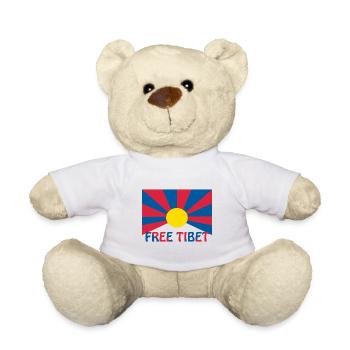 free tibet flagge - Nounours - blanc - Devant