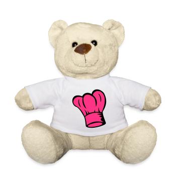 Chef - La Toque de cuisinier - cuisinier - Nounours - blanc - Devant