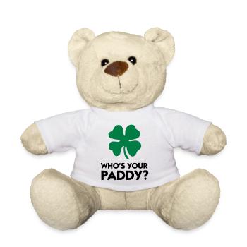 Qui est votre paddy? - Nounours - blanc - Devant