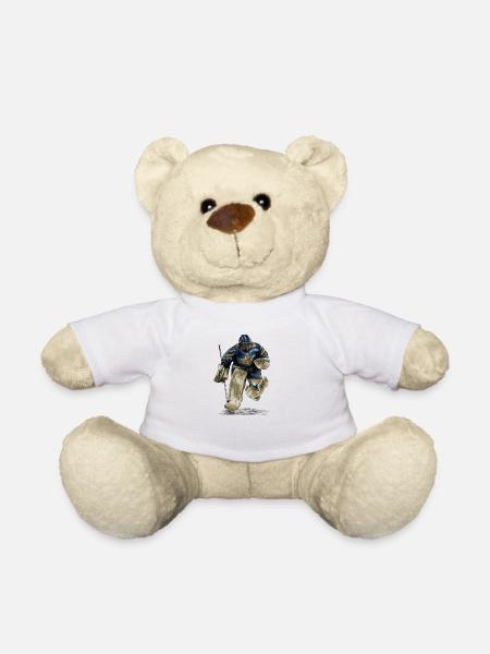 Hockey Torwart - Teddy - Weiß