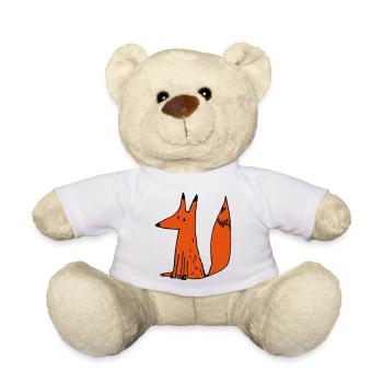 renardrouxmam - Nounours - blanc - Devant