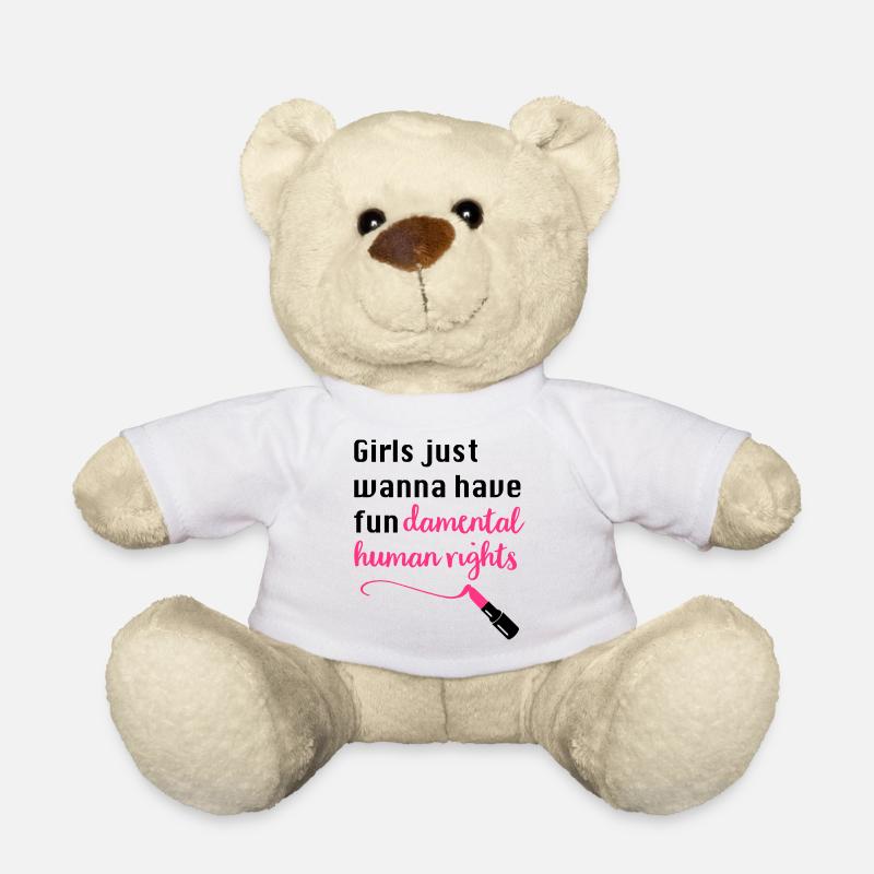 fun - Teddy Bear - white