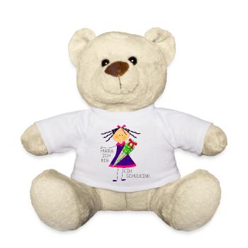 Schulkind - Teddy - Weiß - Vorne