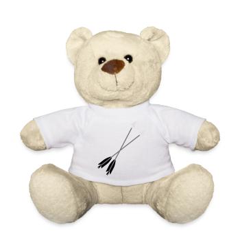 tir à l'arc motif patjila - Nounours - blanc - Devant