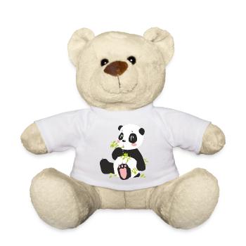 the cute panda - Teddy Bear - white - Front