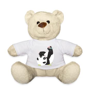 der Panda und mamz'elle libelle - Teddy - Weiß - Vorne