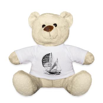 Das Segelboot - Teddy - Weiß - Vorne
