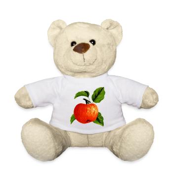 Apple Apple Veggie Fruit Fruits Tree Tree3 - Teddy Bear - white - Front
