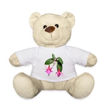 blumen fuchsia fuchsie flowers garten - Teddy - Weiß - Vorne