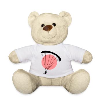 Paraglider Sunset Vector - Nounours - blanc - Devant
