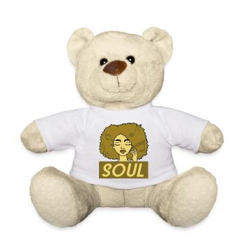 Afro Soul - Teddy - Weiß - Vorne