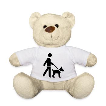 Gassi Herrchen - Teddy - Weiß - Vorne