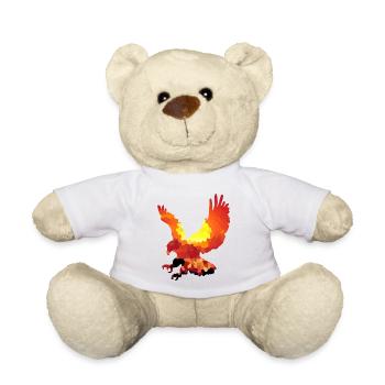 Oranger Falke - Teddy - Weiß - Vorne