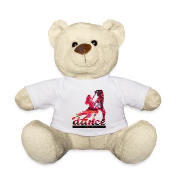 love to dance - Teddy Bear - white - Front
