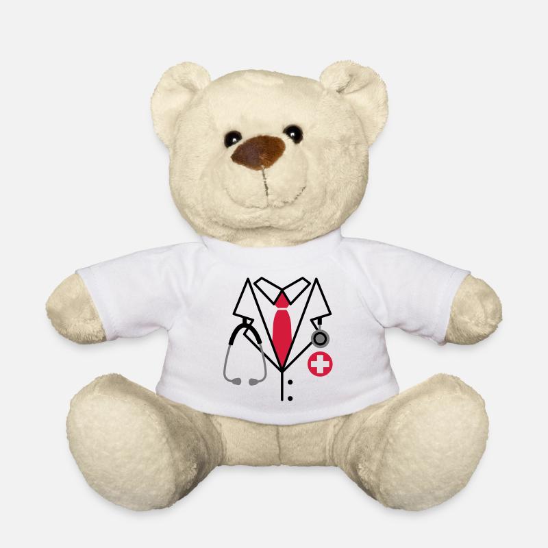 Médecin - Nounours - blanc